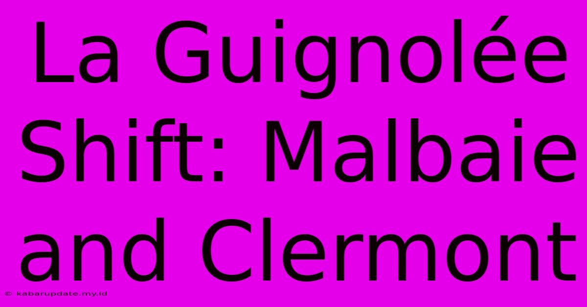 La Guignolée Shift: Malbaie And Clermont