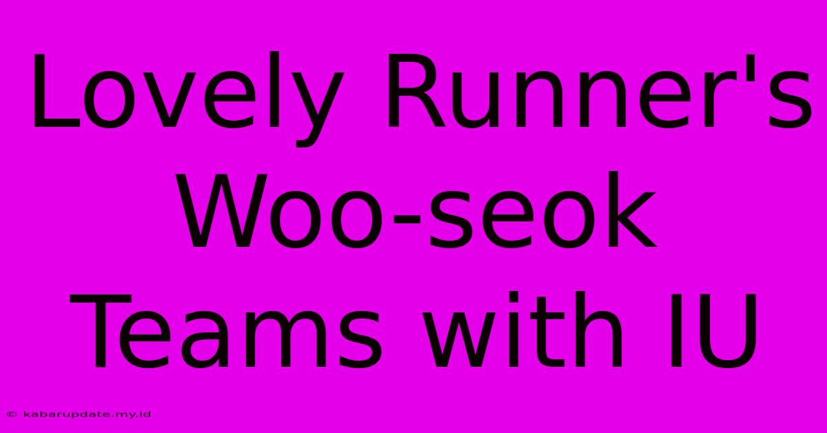 Lovely Runner's Woo-seok Teams With IU