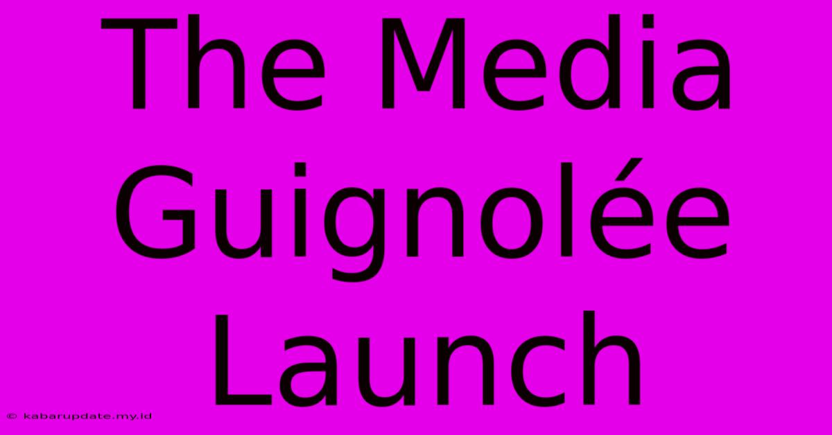 The Media Guignolée Launch