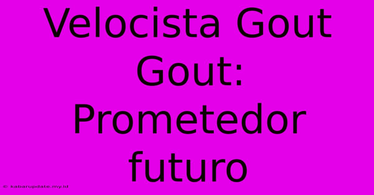 Velocista Gout Gout:  Prometedor Futuro